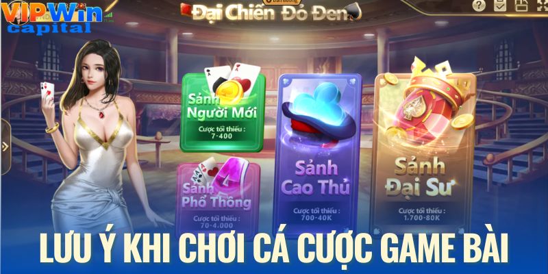 Vài lưu ý khi chơi cá cược