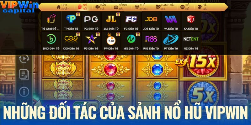 Những đối tác của sảnh nổ hũ