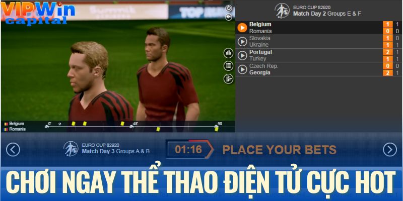 Cá cược thể thao điện tử cực hot cùng nhà cái uy tín